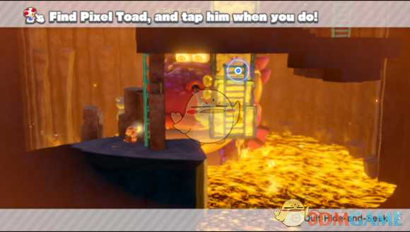 《前进！奇诺比奥队长》喷火山的主人贴纸位置一览