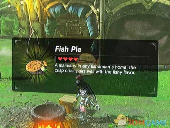 《塞尔达传说：旷野之息》香鱼派食谱分享