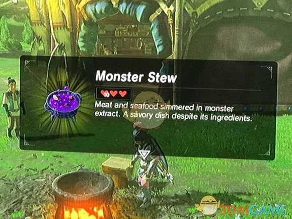 《塞尔达传说：旷野之息》煮怪物粥食谱分享