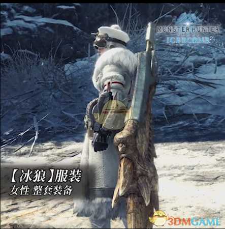 《怪物猎人：世界》冰原dlc大师等级防具-冰狼女装视频分享