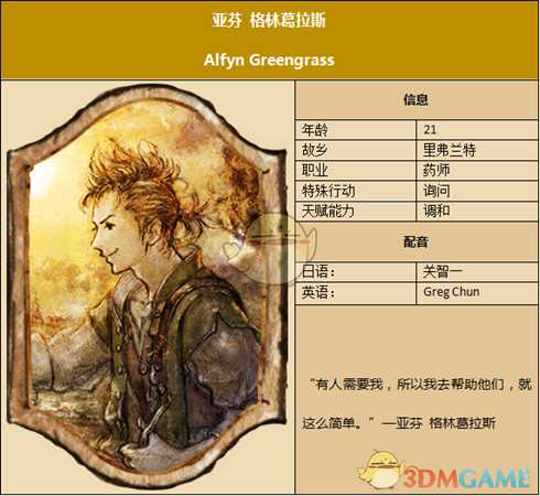 《歧路旅人》药师资料一览 剧情故事及技能信息介绍