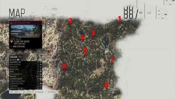 往日不再尸潮位置