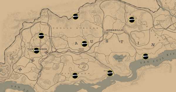 荒野大镖客2恐龙化石具体位置