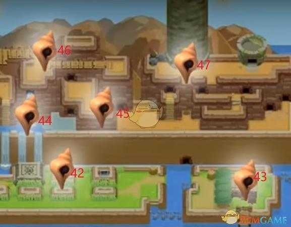 《塞尔达传说：织梦岛》达达山脉+达达高原东侧贝壳收集指南