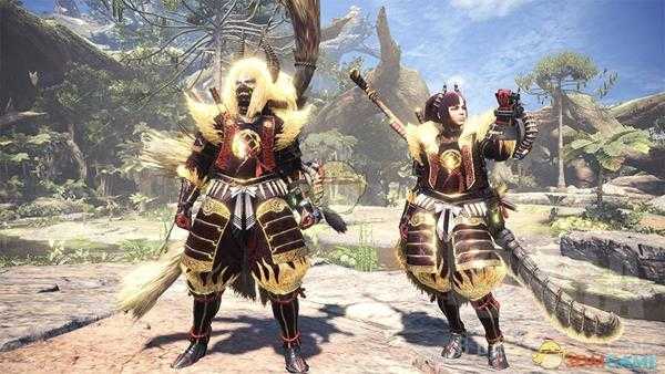 《怪物猎人：世界》金狮子套装外观一览