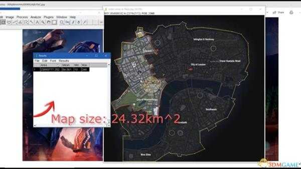 《看门狗：军团》地图大小介绍