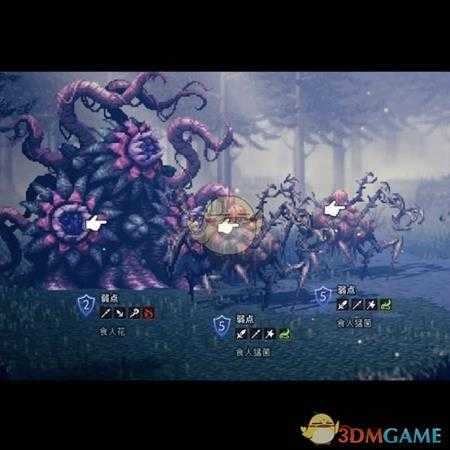 《歧路旅人》打食人花的心得