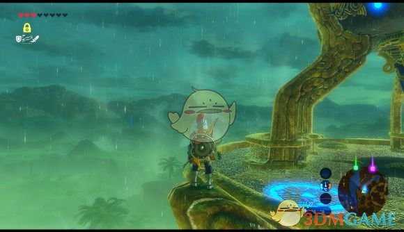 《塞尔达传说：旷野之息》下雨天攀岩的正确姿势