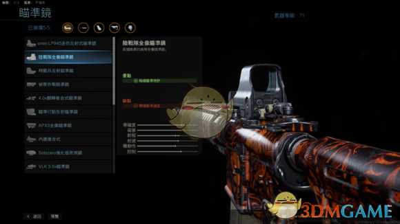 《使命召唤16：现代战争》满级M4配件一览