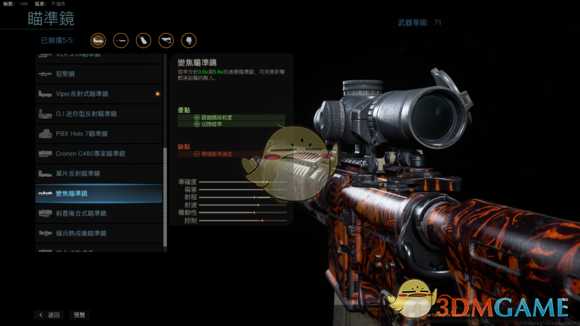 《使命召唤16：现代战争》满级M4配件一览