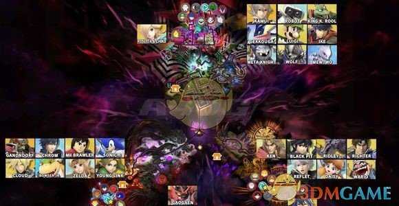 《任天堂全明星大乱斗》全斗士分布一览