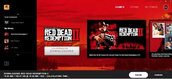 PC版《荒野大镖客2》下载加速方法：109G文件用迅游轻松下载