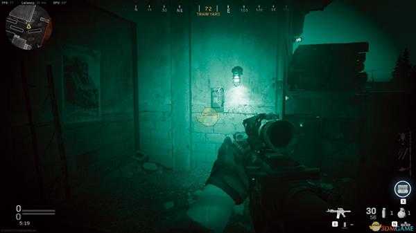 《使命召唤16：现代战争》夜战地图Gμn Runner灯光位置介绍