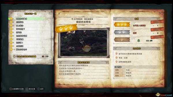 《怪物猎人：世界》森林虫笼族观察委托金牌指南