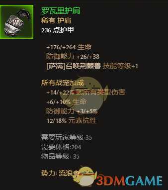 《恐怖黎明》全势力声望装备点评 好用声望装推荐