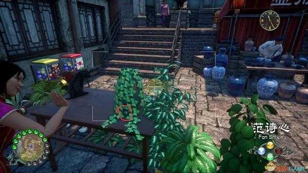 《莎木3》观叶植物鸟舞小子位置分享