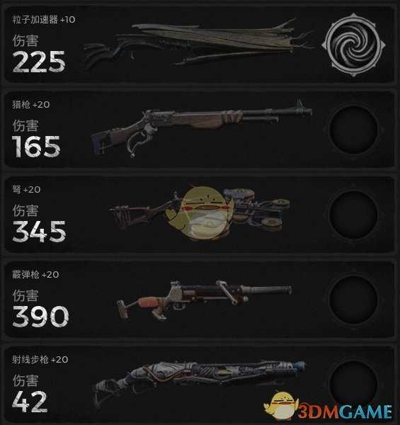 《遗迹：灰烬重生》全主武器属性外观一览 获得方法分享