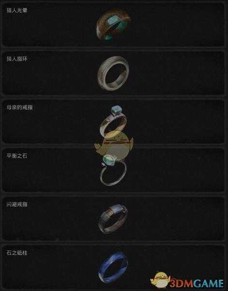 《遗迹：灰烬重生》全戒指属性外观一览 获得方法分享