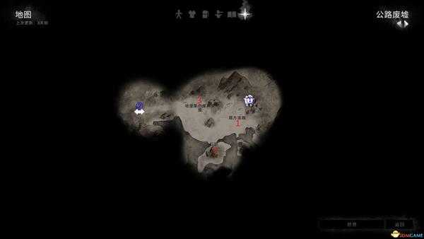 《漫漫长夜》公路废墟地图分享