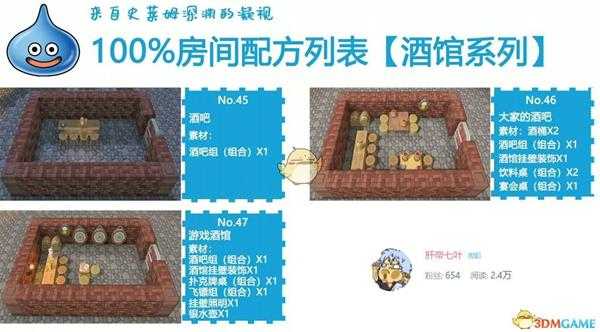 《勇者斗恶龙创世小玩家2》全配方一览 全房间设计图指南