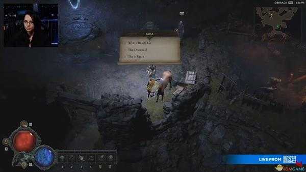 《暗黑破坏神4》演示界面中的细节分析