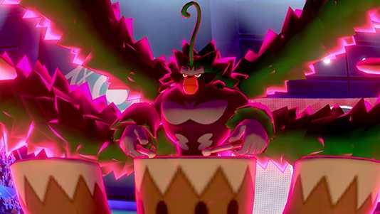 《宝可梦：剑/盾》轰擂金刚猩超极巨化的样子一览