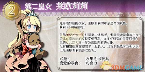 《王冠之心》七位公主人物介绍