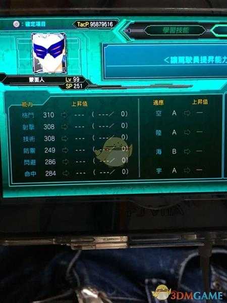 《超级机器人大战X》全角色LV99六维一览