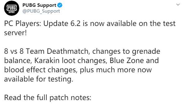 《绝地求生》测试服8v8战队死亡竞赛正式开启