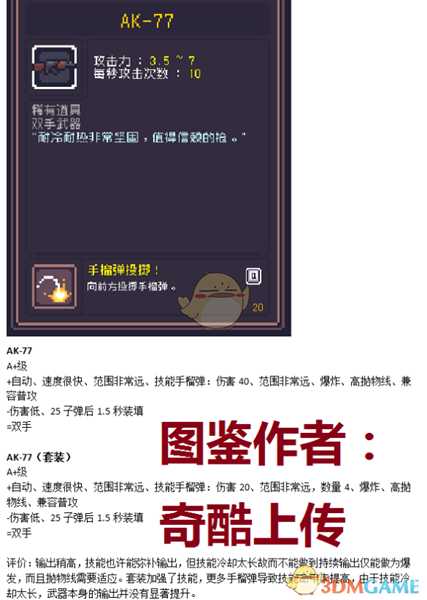 《Dungreed》AK77数据评测