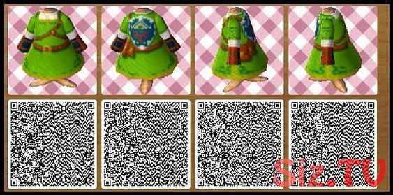 《集合啦!动物森友会》塞尔达衣服二维码