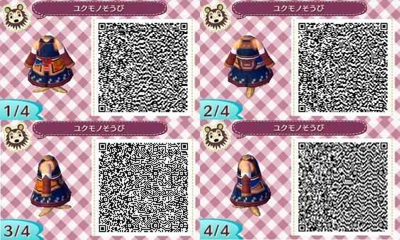 《集合啦!动物森友会》怪物猎人衣服二维码