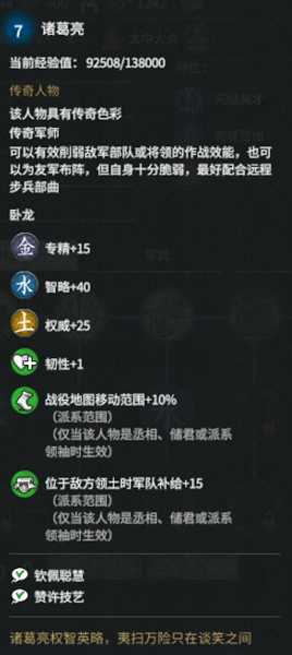 《全面战争：三国》诸葛亮强度分析