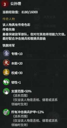 《全面战争：三国》公孙瓒强度分析