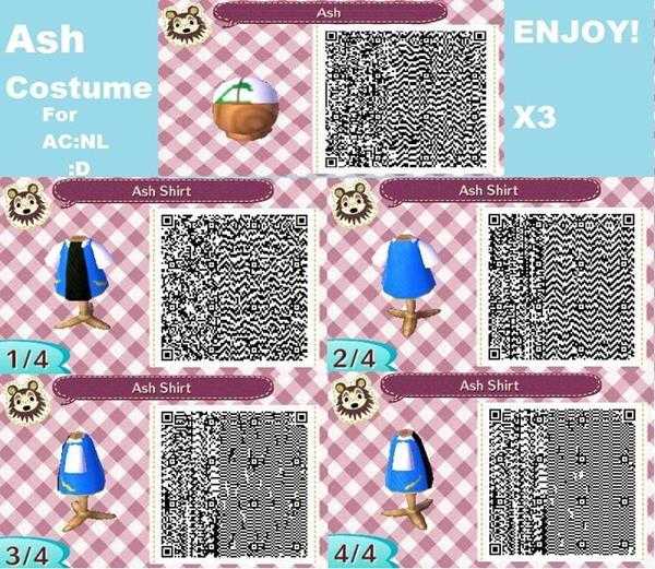 《集合啦!动物森友会》宝可梦衣服二维码