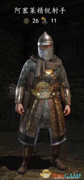 《骑马与砍杀2》阿塞莱精锐射手装备一览 实战强度分析