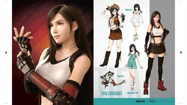 《最终幻想7：重制版》数字豪华设定集分享