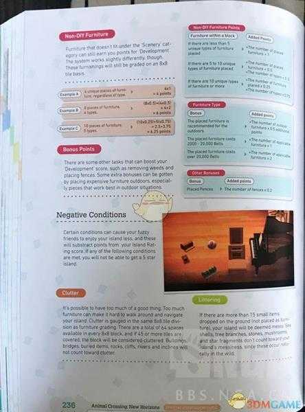 《集合啦！动物森友会》岛屿评分细则