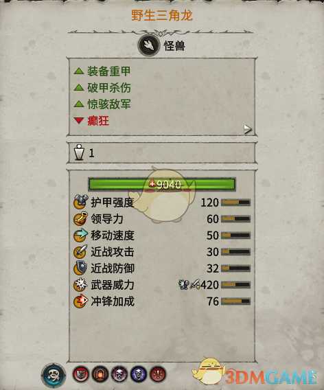 《全面战争：战锤2》野生三角龙实用性分析