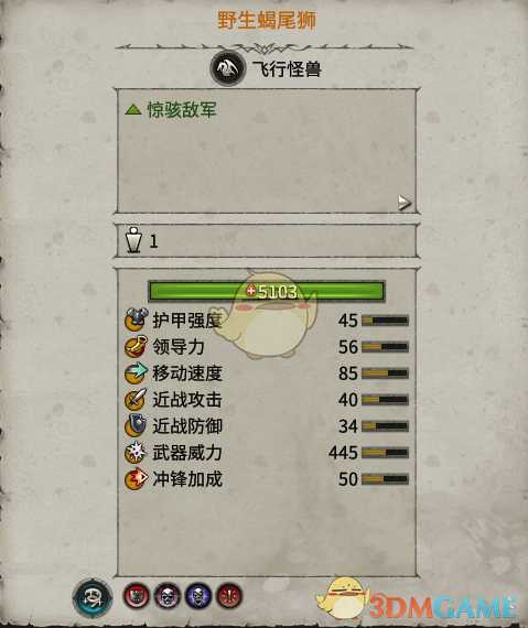 《全面战争:战锤2》诺斯卡野生蝎尾狮实用性分析