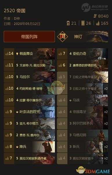 《巫师之昆特牌》D神高分卡组【2520莫尔凡】分享