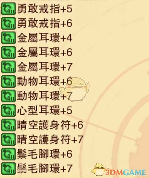 《龙之死印》炎狱迷宫物品掉落表