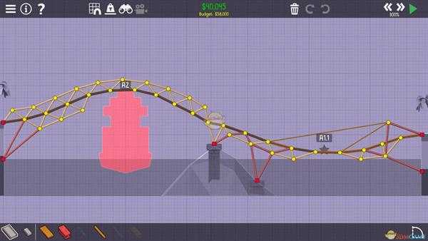 《桥梁建筑师2》熔岩峡谷低空驾驶攻略