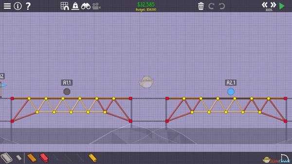 《桥梁建筑师2》安宁绿洲大脚车拉力赛攻略