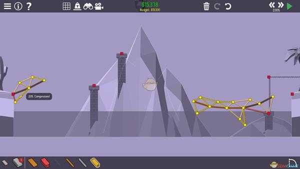 《桥梁建筑师2》血红冲沟穿针引线攻略