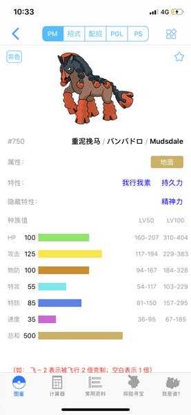 《宝可梦：剑/盾》重泥挽马63单打配招