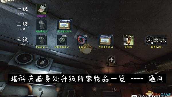 《逃离塔科夫》藏身处通风系统提升所需条件一览