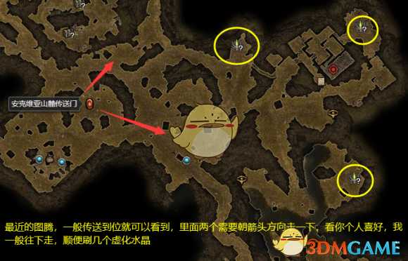 《恐怖黎明》刷图腾路线分享