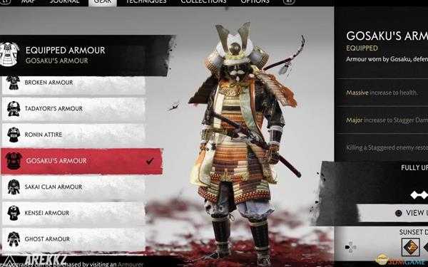 《对马岛之魂》全服装（铠甲）展示视频