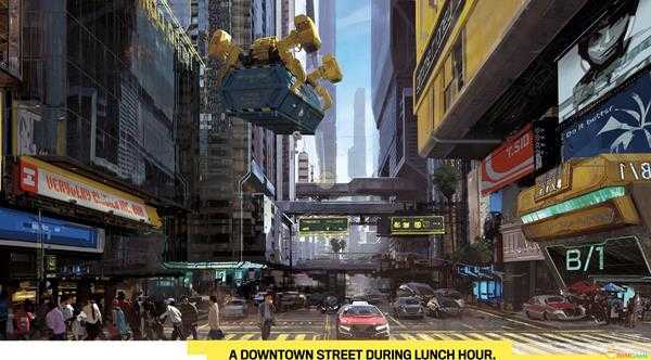 《赛博朋克2077》中心商业区介绍